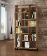 Rustic antique nutmeg bookcase by Coaster additional picture 2