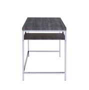 Contemporary weathered grey writing desk in simple style by Coaster additional picture 3