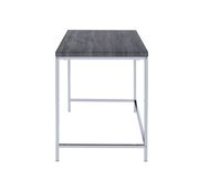 Contemporary weathered grey writing desk in simple style by Coaster additional picture 5
