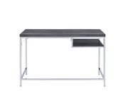 Contemporary weathered grey writing desk in simple style by Coaster additional picture 6