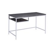 Contemporary weathered grey writing desk in simple style by Coaster additional picture 8