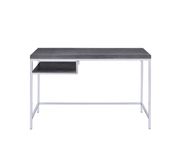 Contemporary weathered grey writing desk in simple style by Coaster additional picture 9