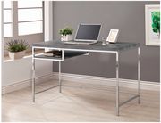 Contemporary weathered grey writing desk in simple style by Coaster additional picture 10