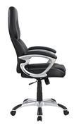 Transitional black high back office chair by Coaster additional picture 2