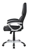 Transitional black high back office chair by Coaster additional picture 5
