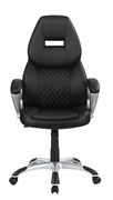 Transitional black high back office chair by Coaster additional picture 7