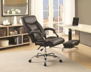 Transitional chrome office chair by Coaster additional picture 2