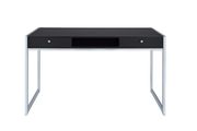 Contemporary dark grey writing desk by Coaster additional picture 6