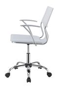 Contemporary white office chair additional photo 4 of 7