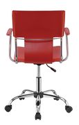 Contemporary red office chair by Coaster additional picture 3