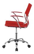 Contemporary red office chair by Coaster additional picture 5