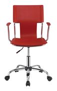 Contemporary red office chair by Coaster additional picture 7