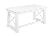 Transitional antique white writing desk by Coaster additional picture 3