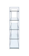 Modern white four-tier bookcase by Coaster additional picture 6
