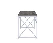 Transitional weathered grey writing desk by Coaster additional picture 3