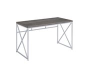 Transitional weathered grey writing desk by Coaster additional picture 5