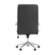 Office chair in black leatherette / chrome base by Coaster additional picture 4