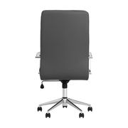 Office / computer chair in gray leatherette / chrome by Coaster additional picture 5