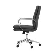 Black leatherette adjustable height computer chair by Coaster additional picture 5