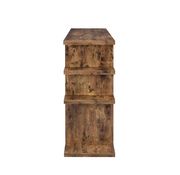 Modern rustic antique nutmeg display / bookcase by Coaster additional picture 3