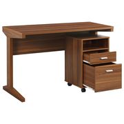 2-Piece Desk Set with Rolling File Cabinet by Coaster additional picture 2
