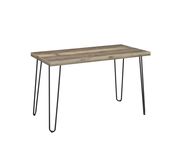 Minimalist office desk in weathered pine by Coaster additional picture 4