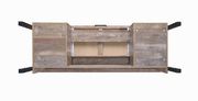 Rustic weathered oak office desk by Coaster additional picture 2