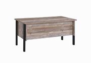 Rustic weathered oak office desk by Coaster additional picture 7