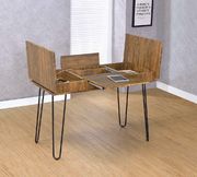 Rustic amber writing desk by Coaster additional picture 12