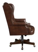 Executive tufted office chair in brown leatherette by Coaster additional picture 3