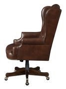Executive tufted office chair in brown leatherette by Coaster additional picture 5