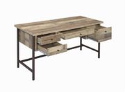 Weathered pine office desk by Coaster additional picture 7