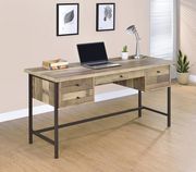 Weathered pine office desk by Coaster additional picture 9