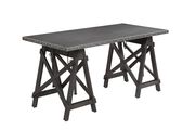 Industrial galvanized grey adjustable desk by Coaster additional picture 6