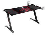 Metal z-shaped gaming desk black by Coaster additional picture 9