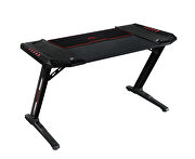 Carbon fiber textured surface gaming desk by Coaster additional picture 3