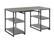 Weathered taupe / gunmetal office / computer desk by Coaster additional picture 2