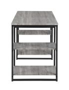 Weathered taupe / gunmetal office / computer desk by Coaster additional picture 5