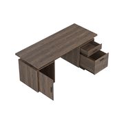 Office desk in weathered walnut by Coaster additional picture 7
