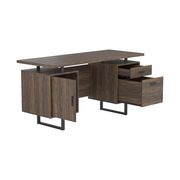 Office desk in weathered walnut by Coaster additional picture 8