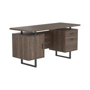 Office desk in weathered walnut by Coaster additional picture 9
