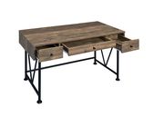 Rustic oak computer office desk by Coaster additional picture 7