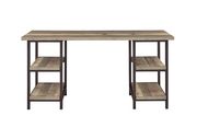 Weathered pine contemporary office desk by Coaster additional picture 3