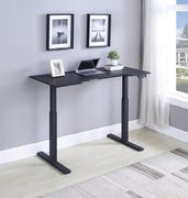 Power adjustable desk in black by Coaster additional picture 4