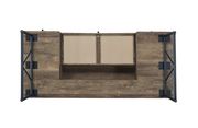 Rustic oak wood finished desk w/ 4 drawers by Coaster additional picture 6