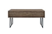 Rustic oak wood finished desk w/ 4 drawers by Coaster additional picture 10