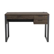 Writing desk in aged walnut / gunmetal by Coaster additional picture 6