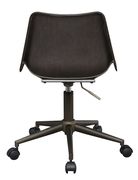 Low profile office / computer chair in gray fabric by Coaster additional picture 4