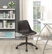 Low profile office / computer chair in gray fabric by Coaster additional picture 7