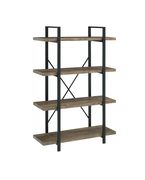 Bookcase in rustic oak by Coaster additional picture 6
